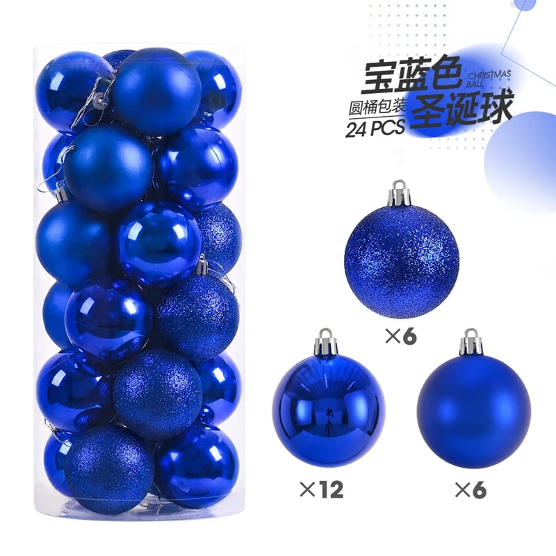 24/36 Pcs Christmas Ball Ornaments (3/4CM): Shatterproof Christmas Tree Hanging Decoration Set Dragon Crest Co