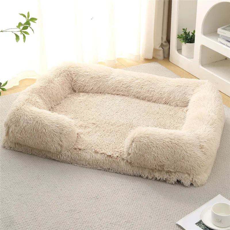 Luxury Winter Warm Dog Sofa Bed for Large & Small Breeds | Plush, Orthopedic Pet Sleeping Mat & House Cushion Name to come later