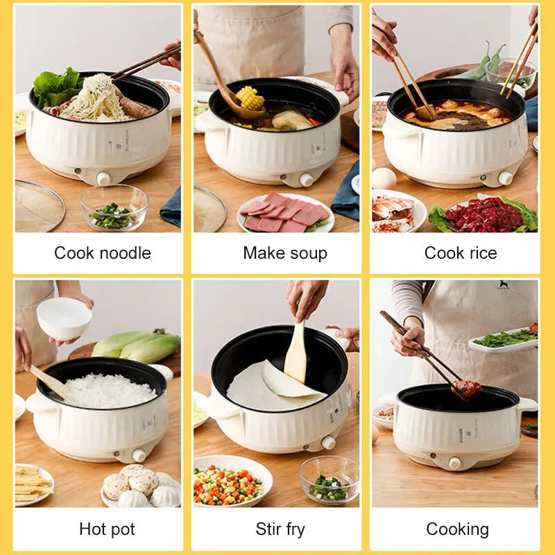 220V Multifunction Electric Cooker | 1-2 Person Non-stick Hot Pot, Steamer & Rice Cooker for Home Use Name to come later