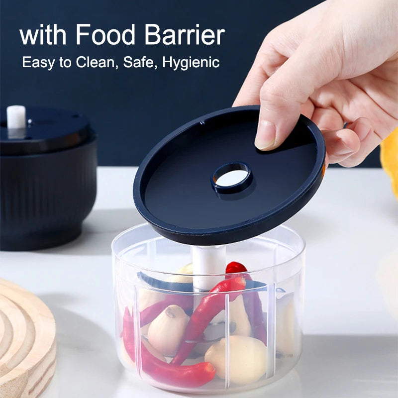 Mini Wireless Electric Food Chopper (250ml) | USB Rechargeable Garlic Crusher & Portable Vegetable Mincer for Kitchen Gadgets Name to come later