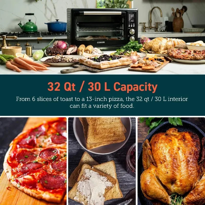 Smart 13-in-1 Air Fryer Toaster Oven Combo, Airfryer Rotisserie Sous Vide Convection Oven Countertop, Bake, Broil Name to come later