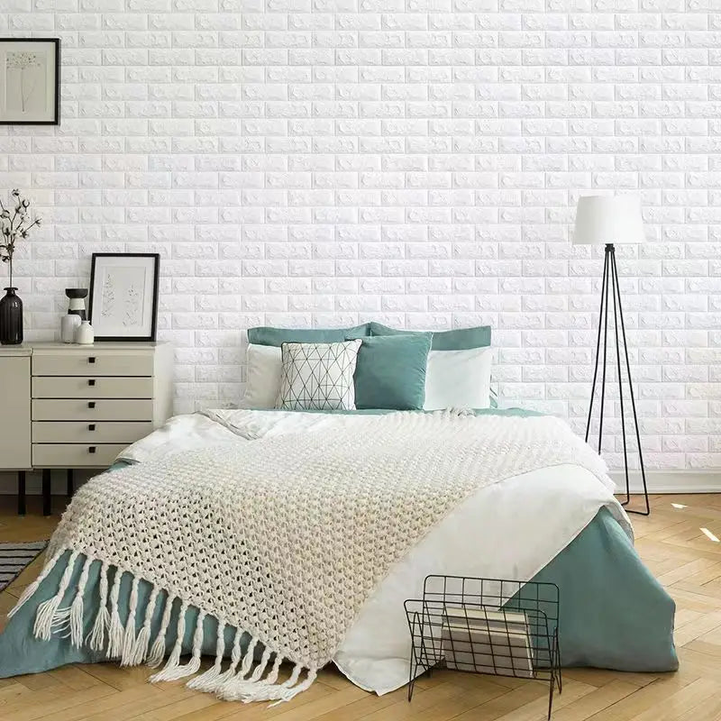 3D Faux Brick Wall Panels Peel and Stick – Waterproof, Self-Adhesive Foam Wallpaper for Kitchen, Bedroom & Home Decor Name to come later